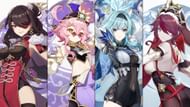 An example of a good team comp for her in Genshin Impact (Image via HoYoverse)